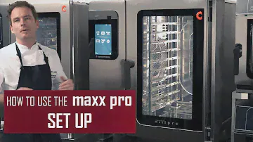 How to set up the Convotherm maxx pro combi oven?