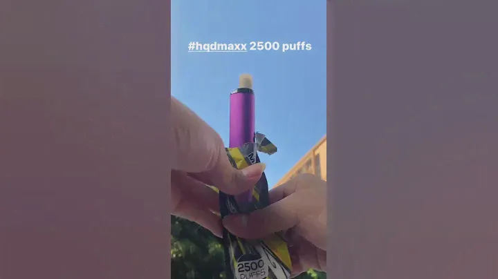 HQD Maxx 2500 puffs Sunny day Nic Check